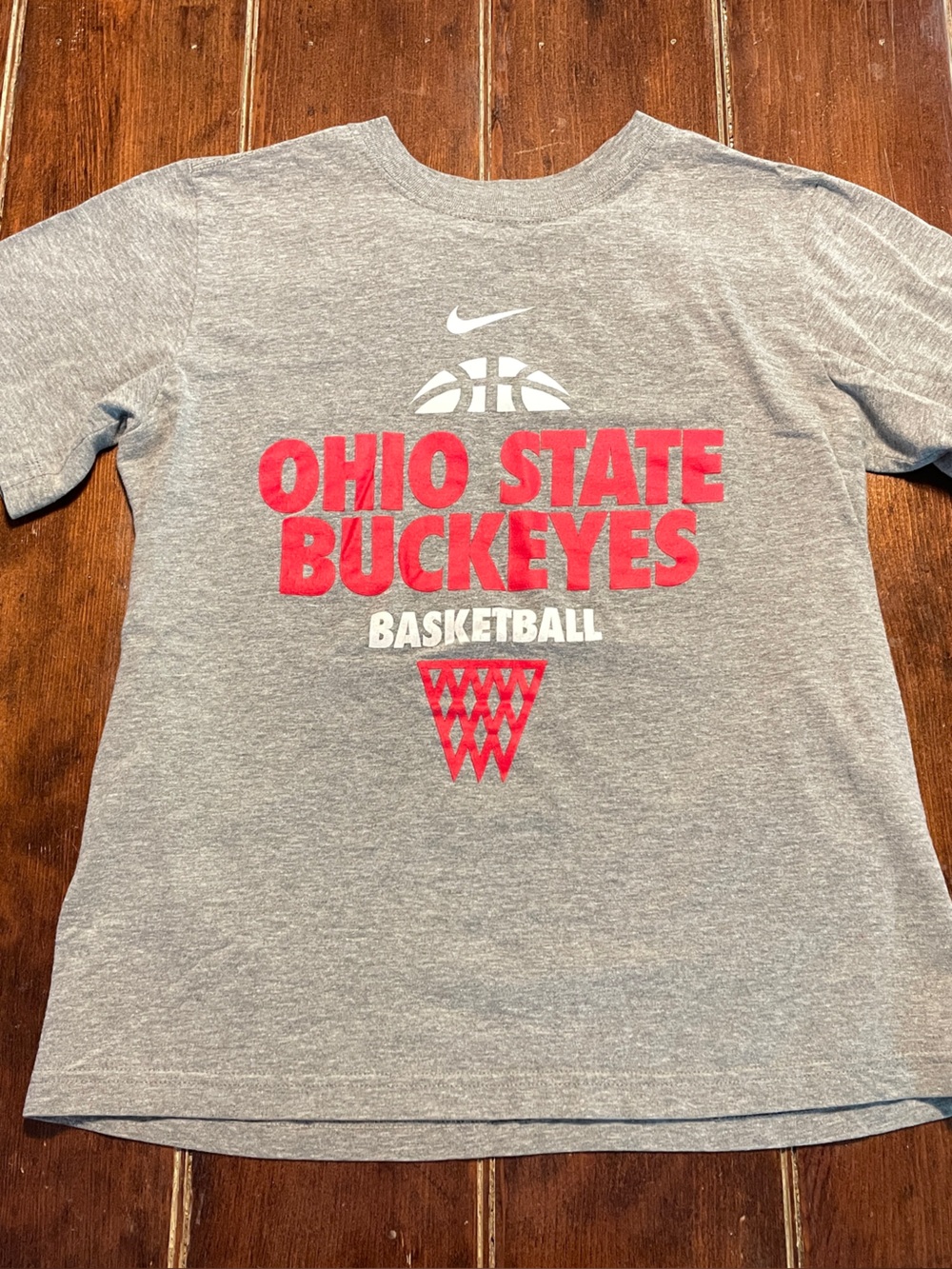 Nike Ohio State Basketball Gray tee, size Medium